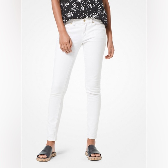Michael Kors White Skinny Jeans(Size 4) - Picture 1 of 12
